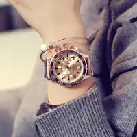 2019 Top Luxury Men Watches Women Fashion Six-pin Big Dial Casual Wristwatches New Crystal Dress Watch Female Rose Gold Watch