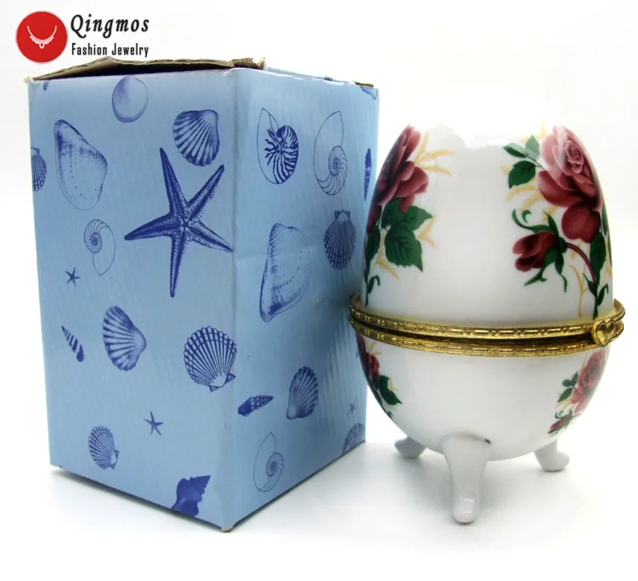 Разноцветная Китайская керамика Qingmos 100*150 мм яичная многоцелевая коробка для