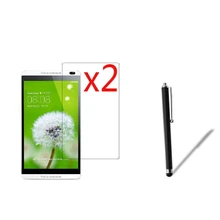 3in1 2x ЖК-дисплей прозрачный Экран протектор Плёнки пленка щитки+ 1x для смартфонов, планшетов, huawei MediaPad M1 8,0 S8-306L S8-301L S8-301u S8-301W 8"