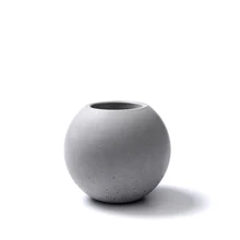 silicone mold Concrete vase cement pots font b home b font decoration Ball shape new arrival