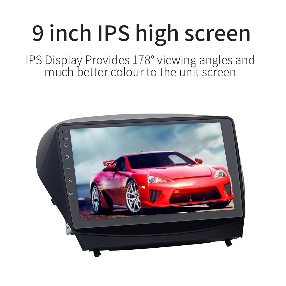 Excellent Dasaita 9" Android 9.0 Car GPS Radio Player for Hyundai IX35 2009-2015 with Octa Core 4GB+32GB Auto Stereo Multimedia 3