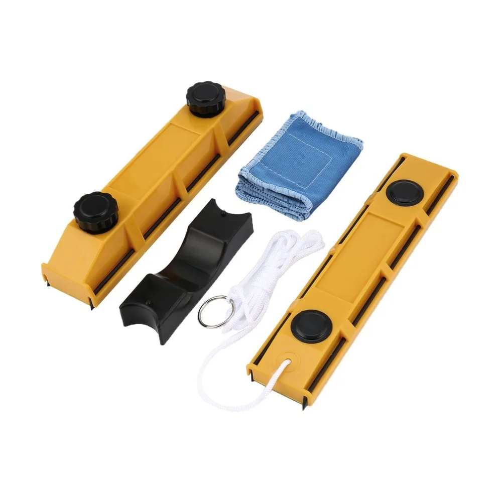 

1pcs Yellow Home Portable Magnetic Window Cleaner for Single Glazing Windows Glass Cleaning Tool With Cloth