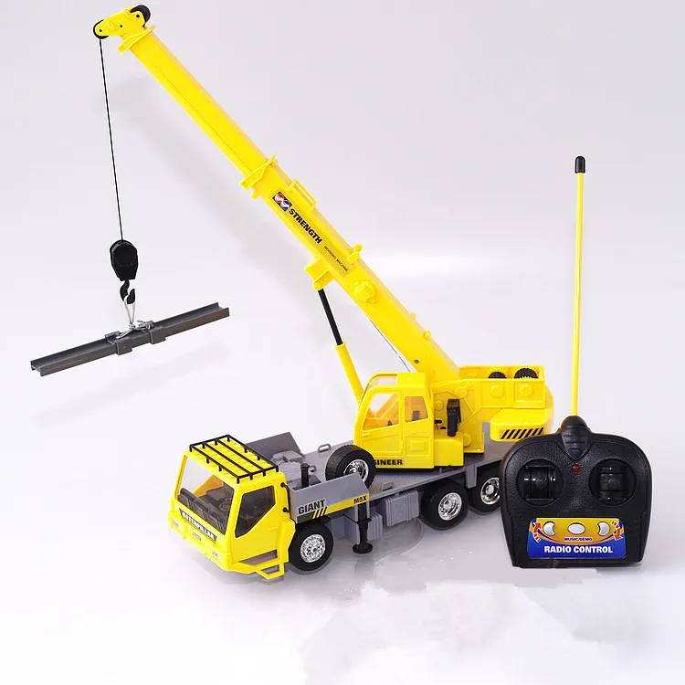 1:24 Remote control crane,Electric engineering vehicles,7-channel car,Wireless RC model toys,Oversized toy car,free shipping 3