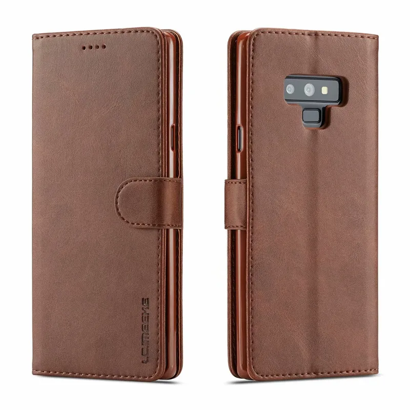 

Luxury High Quality Album Wallet Flip Cover Leather Case For Samsung Galaxy Note 9 8 S9 S8 Plus S7 S6 Edge S 7 6With Card Pocket