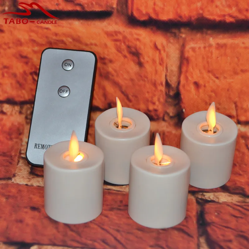 Mini Luminara Viotive Candle Rechargeable Flameless Moving Wick LED