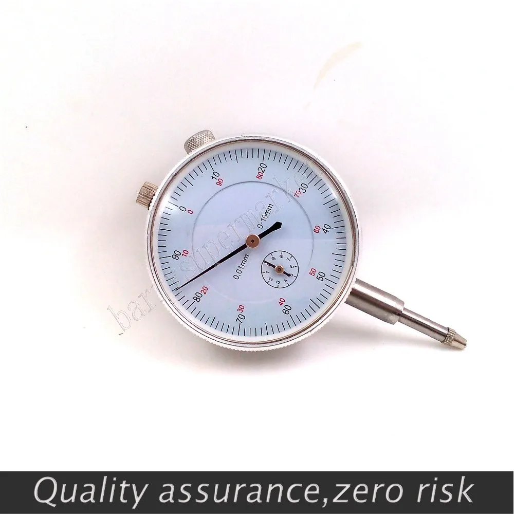 10 шт. циферблатный индикатор 0-10 мм метр точный 0,01 разрешение концентричность тест PTSP с рифлёной задней измерительный манометр микрометр