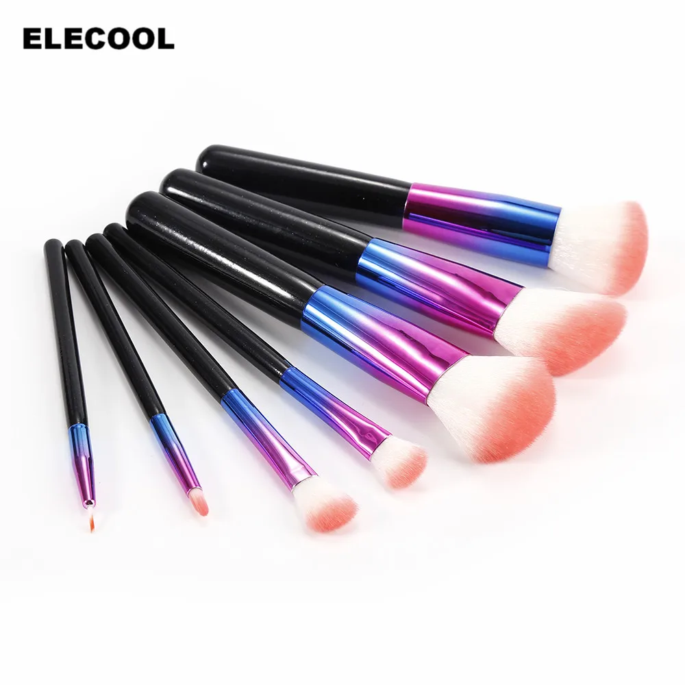 ELECOOL الأزياء المهنية 7 Pcs الجمال الضروري ماكياج فرش مجموعة مستحضرات التجميل مجموعة أدوات تجميل عينيه الملحقات أداة ELECOOL الأزياء المهنية 7 Pcs الجمال الضروري ماكياج فرش مجموعة مستحضرات التجميل مجموعة أدوات تجميل عينيه الملحقات أداة