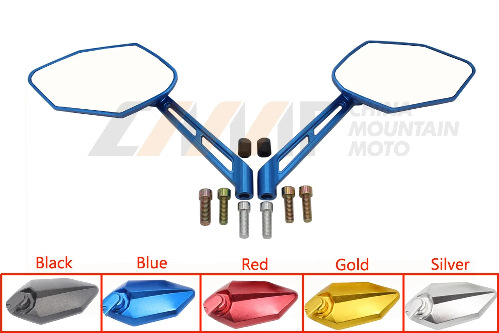 

Universal Motorcycle Rearview Mirror Aluminum case for YAMAHA FZ6N FZ1N XJ6 XJR400 1200 1300 MT-01 MT-03 MT-07 MT-07