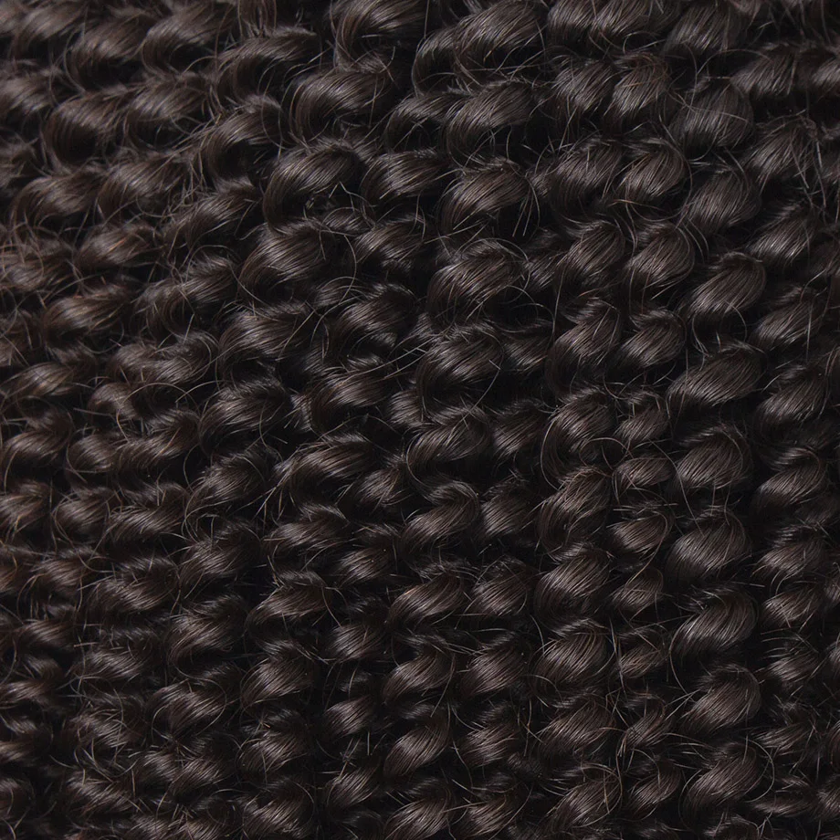 Dollface 10Pcs Human Hair Bundles Brazilian Hair Weave Bundles Kinky Curly Remy Hair Extension Free Shipping