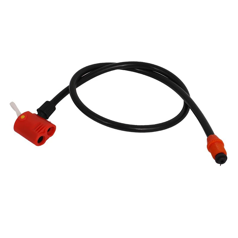 Bike Bicycle Tire Inflator Hose Schrader Presta Valve Air Gas Inflator