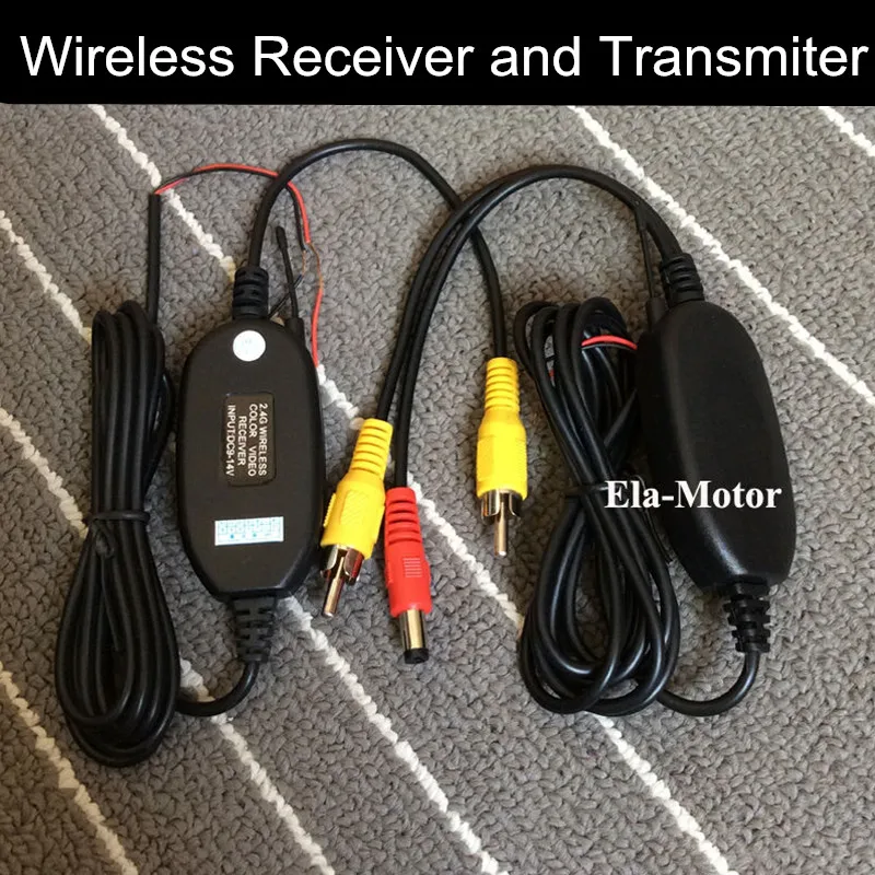 

High Quality 2.4G Wireless Transmitter and Receiver for Car Reverse Backup[ Rear View Camera]( 1 Pcs )