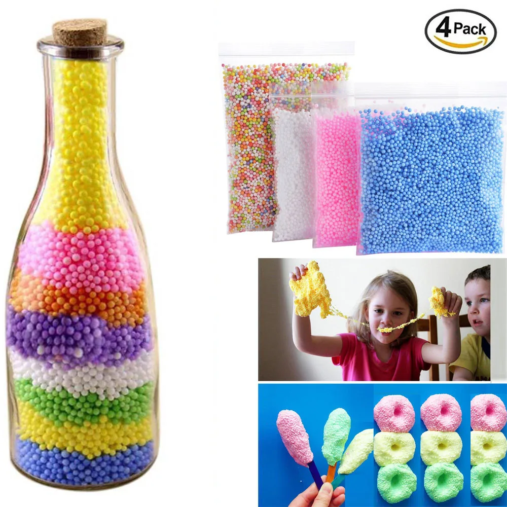 HIINST 2017 4Pack Colorful Styrofoam Balls Mini Foam Balls Decorative
