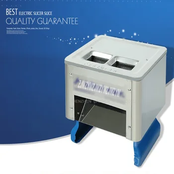 

1PC 220V electric desktop stainless steel meat cutting machine vegetable cucumber cutter