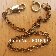 10 шт много 28 см карманные часы цепи медные