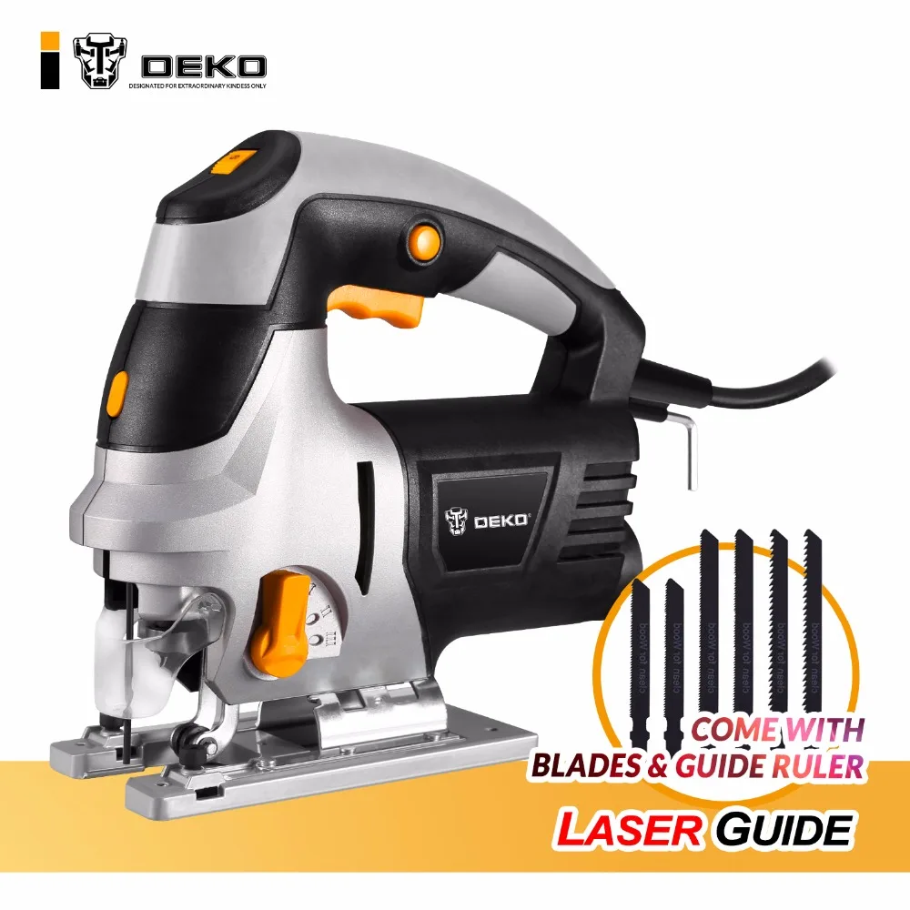 Buy DEKO Laser Jig Saw with LED Light, Variable Speed