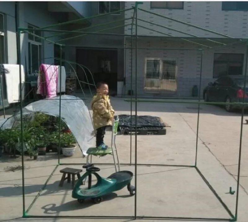 20 шт 16 мм Пластиковые заполненные стальные трубки части Садоводство ...