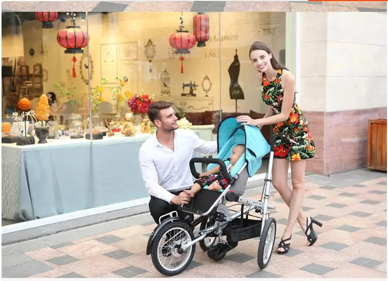 Carrinho de Bebê Carrinho de Criança Nova Moda Bebê Taga Bicicleta Triciclo Bicicleta Taga Bicicleta Triciclo Pode Colocar Pode Acomodar 25 China stroller baby Suppliers