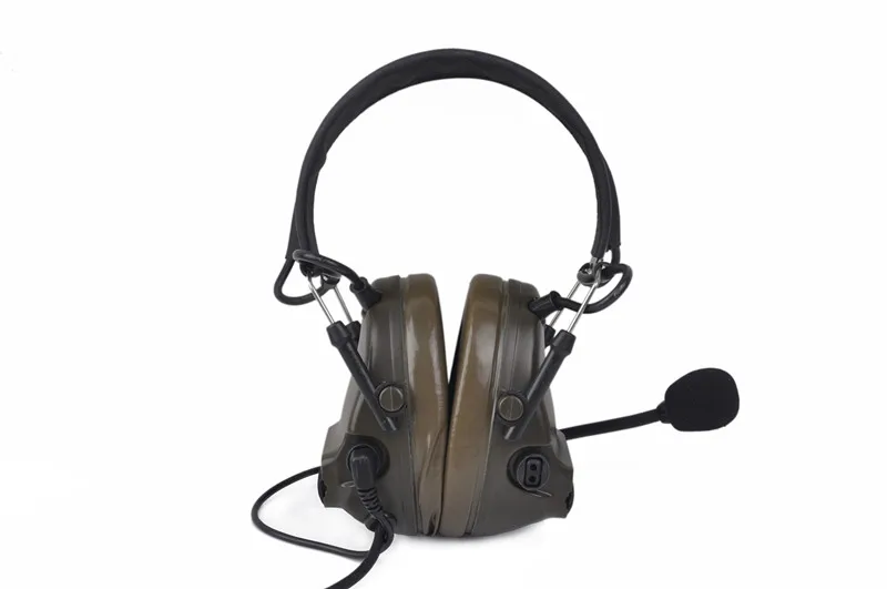 Fone de Ouvido com Cancelamento de Ruído Fone de Ouvido para Tiro e Caça Z-tac Tático Airsoft Aviação Peltor Comtac Iii Softair Ativo Z051 18 Z-tac tático airsoft aviação peltor comtac iii