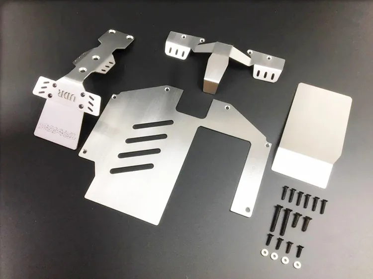 Traxxas 1//7 UDR Stainless Steel Chassis Armor Skid Plate Battery Protector