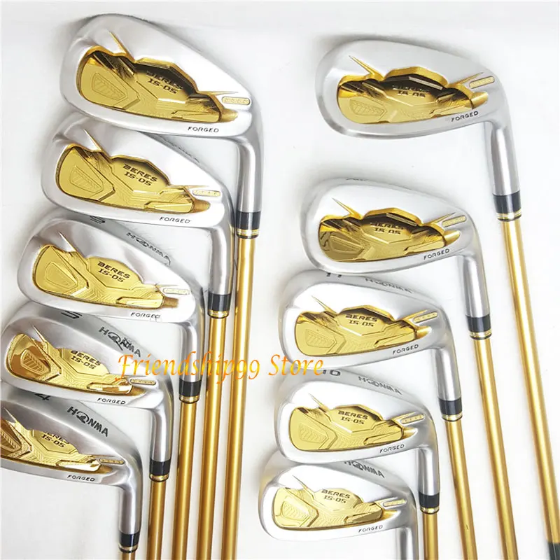 Новые клюшки для гольфа HONMA S 05 4 звезды утюги 11.A.S клубов графитовый Вал R/S гибкий