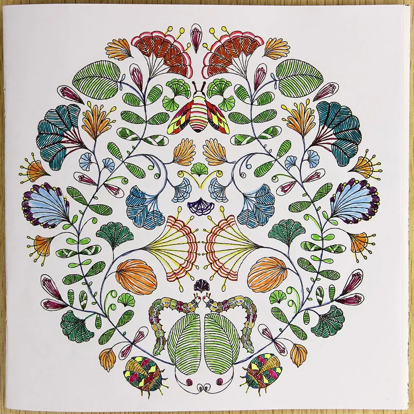 

A Hand Painted Explore Wonderland Coloring Book 24 Pages Animal Kingdom Graffiti Painting Books
