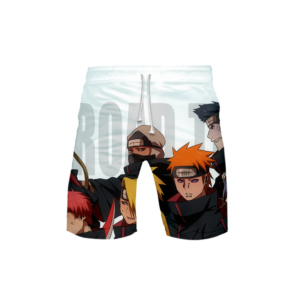 

NARUTO 3D Beach Shorts 2019 Popular Anime Fashion Summer Casual Shorts Fashion Hip Hop Short 3D Pants Beach Wear XXS-6XL