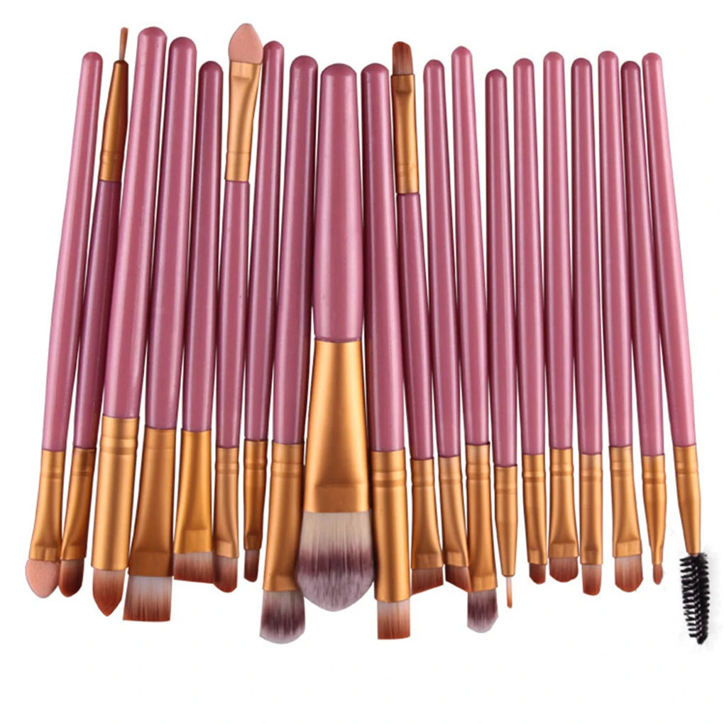 BGVfive20Pcs/комплект для женщин девочек глаз мягкая кисточка для макияжа щетина набор кистей для макияжа набор косметических инструментов