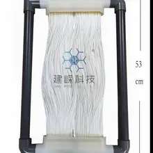 Настроить MBR Мембранный реактор занавес MBR мембрана пустотелое волокно из ПВДФ ультрафильтрационная Мембрана для MBR Мембранный Фильтр