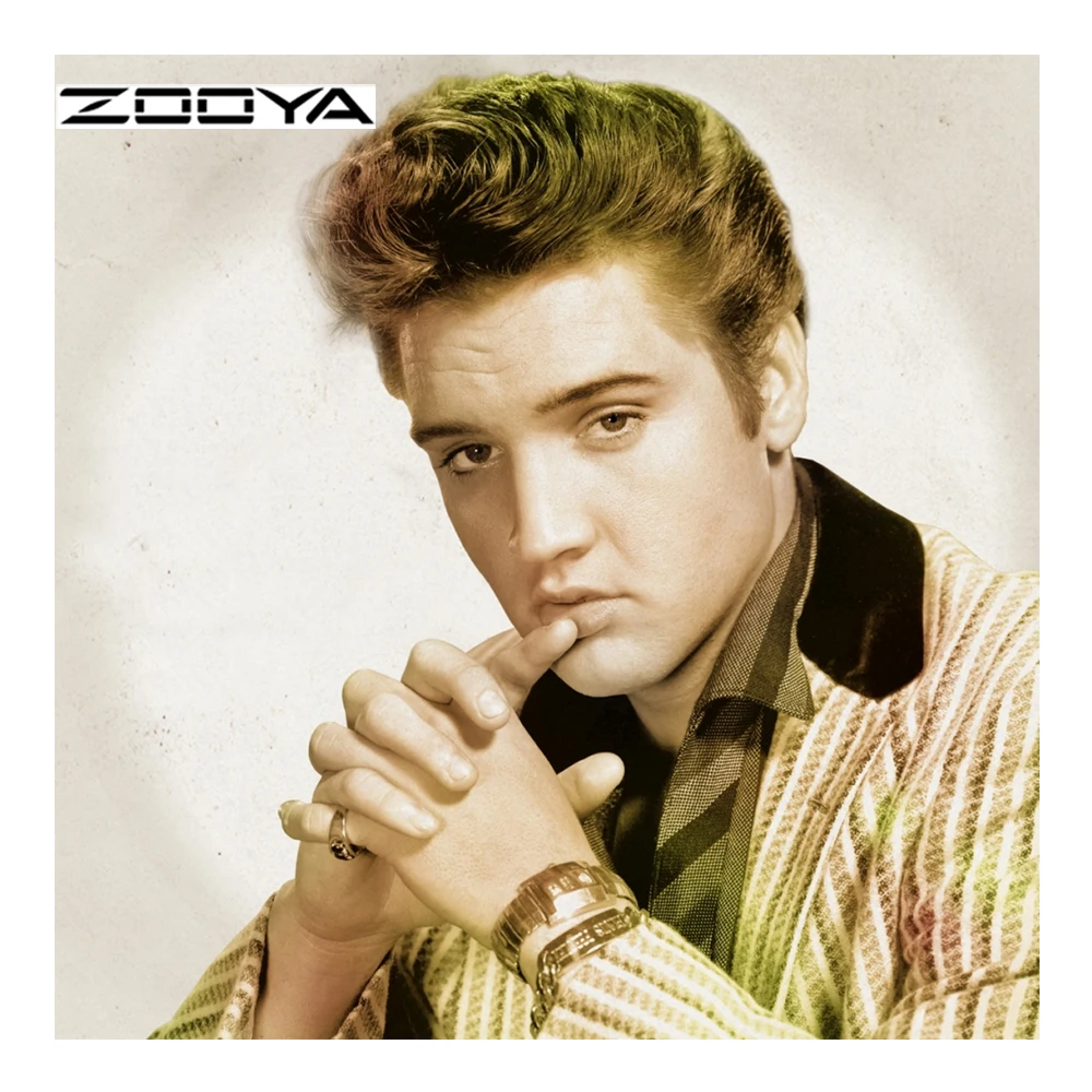 ZOOYA Diamond Embroidery Elvis Presley 3D Painting Pattern Rhinestones Sale Mosaic Needlework DIY Kits RF1703 | Дом и сад