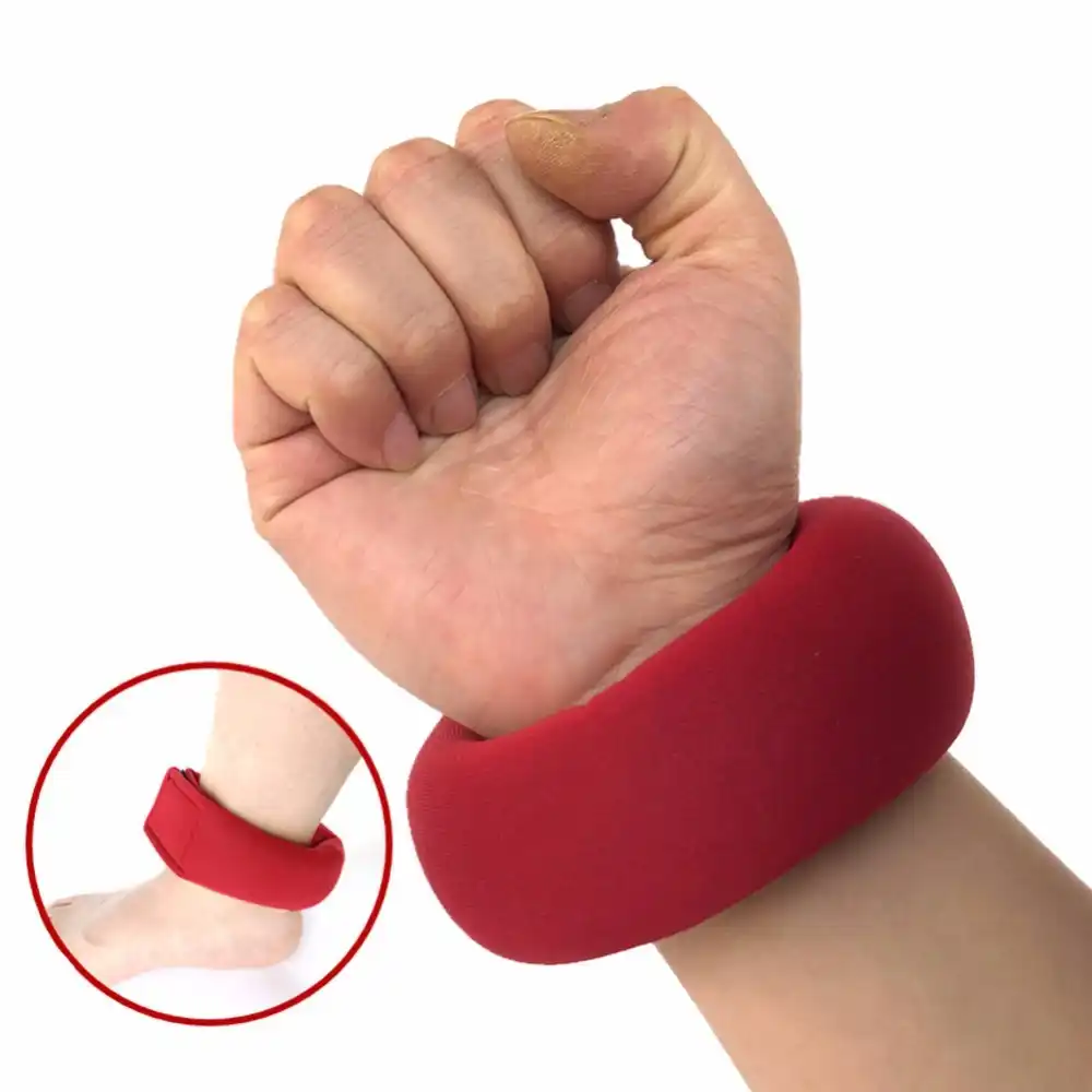 2pcs Ankle Weights Adjustable Leg Wrist Strap Running Boxing Braclets Straps Gym