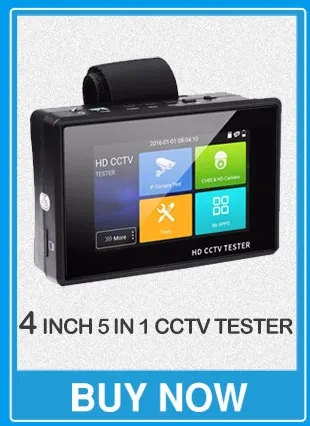 4 дюйма H.265 4 K IP тестер 8MP TVI CVI 5MP AHD 1080 P EX SDI HD SDI cctv камеры тестер монитор Поддержка 1080 P детектор для безопасности