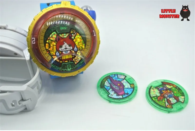 Новинка аниме Yokai Watch DX Йо-Кай детские наручные часы игрушка с 3 медалями Косплей