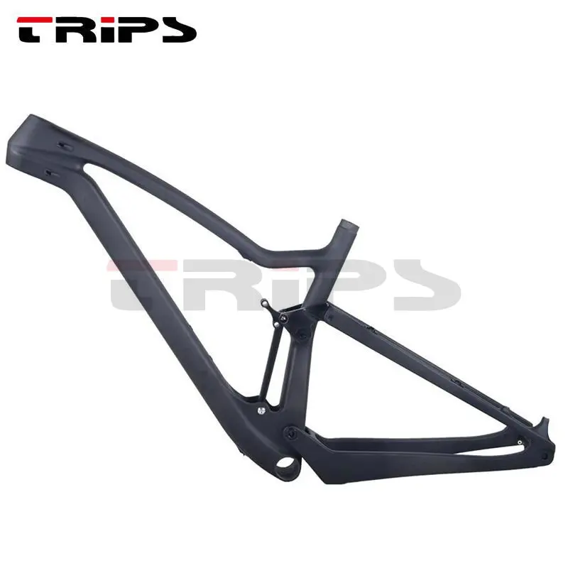 Flash Deal TRIPS 2018 New design 29er full suspension carbon frame BB92 carbon mtb frame 29 mountain bike carbon frame 142*12mm thru axle 5 Flash Deal TRIPS 2018 New design 29er full suspension carbon frame BB92 carbon mtb frame 29 mountain bike carbon frame 142*12mm thru axle 5