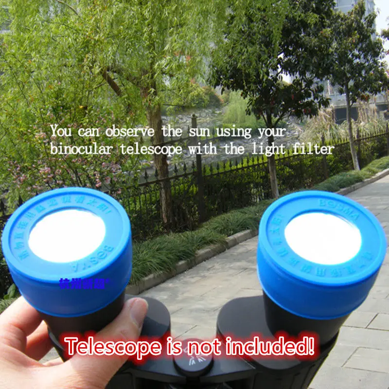 

2PCS Dia. 40~50mm Baader Solar Film Sun Filter Binoculars Telescope Accessory