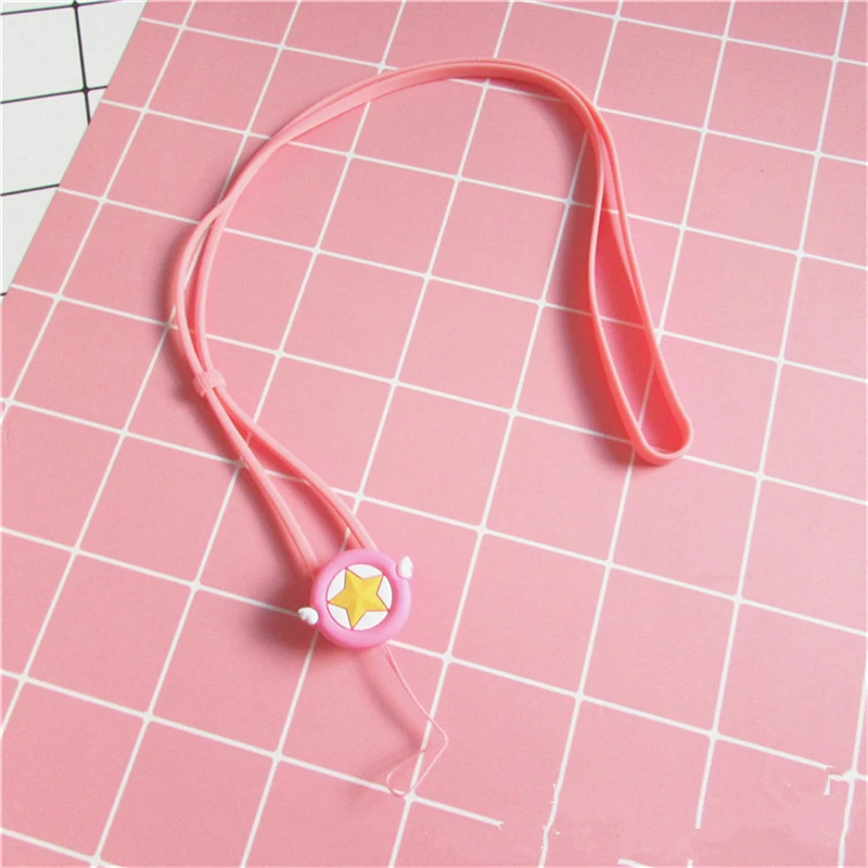 

New Card Captor Sakura Star Magic Stick Wand Staves Keychain Cosplay Porp Women Girls Mobile Phone Chain Badge Chain Pendant