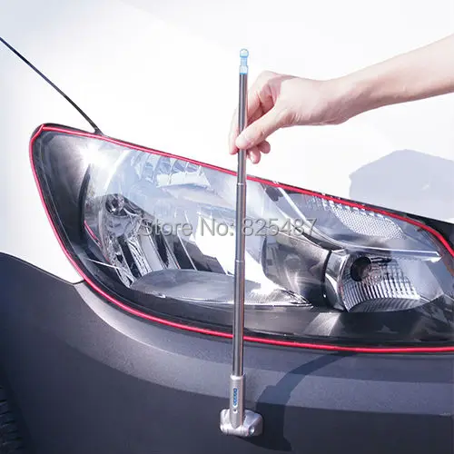 2 PCS LEMATEC Universal Elasticity Bumper Corner Pole for Car Safety