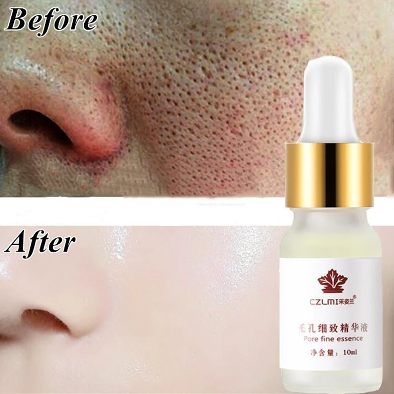 

10ml Pores Shrinking Essence Moisturizer Face Primer Makeup Oil Control Matte Base Primer Makeup Pore Minimizer Skin care Serum