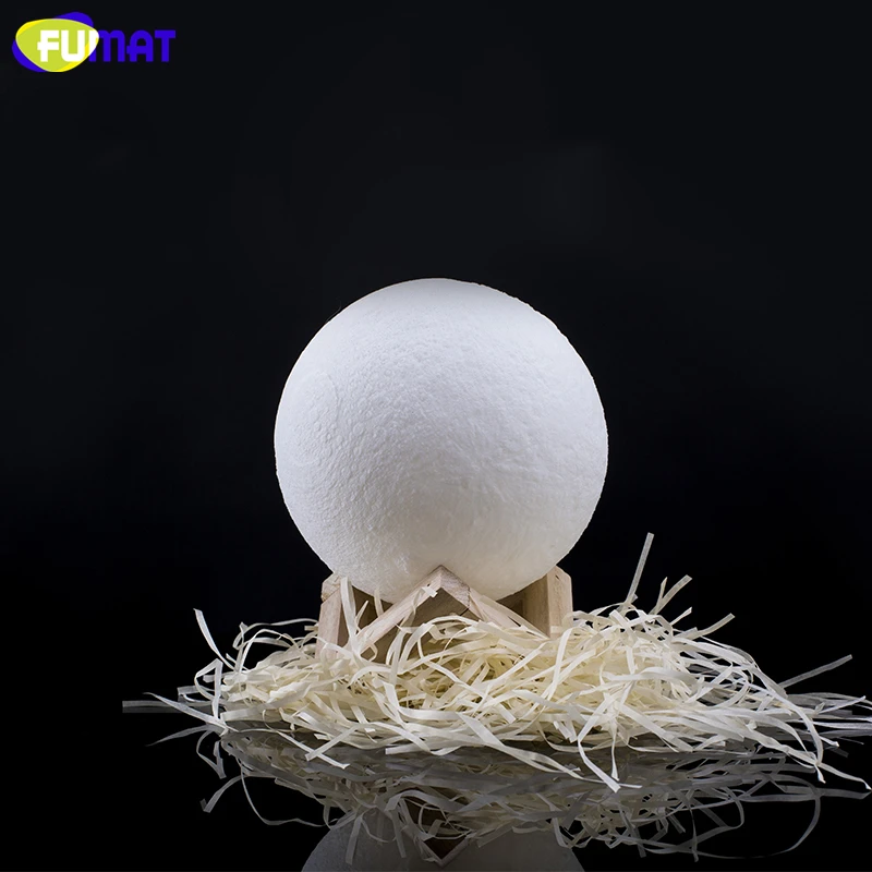FUMAT 3D лампа с принтом Луны сенсорным переключателем Лунная меняющиеся цвета