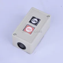 Free shipping 250VAC 3A 4mm Diameter Threaded Mounted Momentary Button Switch w Control Box