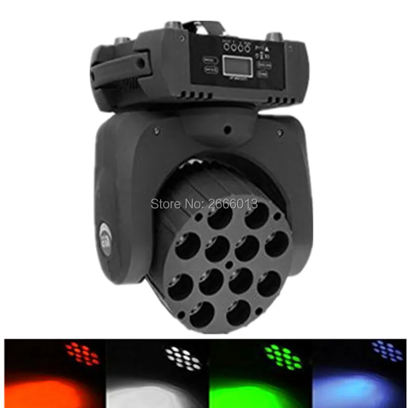 

12x12W RGBW 4in1 Led Moving Head Beam Light DMX512 Disco Party Club Pub Show Led Linear Beam Lights LED Wash Stage Effect Light