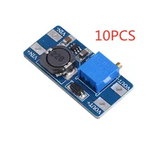 10 шт. MT3608 DC-DC повышающий усилитель конвертера модуль питания повышающий макс. выход 28 в 2A для arduino