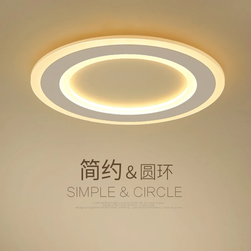 Surface mounted Round Modern led ceiling chandelier for living room dining room bedroom Ultra-thin chandelier lighting Modern