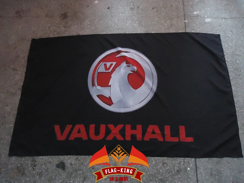vauxhall Гоночный флаг, 90X150 см размер, полиэстер, цифровая печать, может на заказ desgin