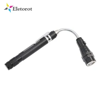 

Multifunctional Magnetic 3*LED Flashlight Torch Magnet Telescopic Flexible Neck Pick Up Tool Powerful Flashlight Lanterna