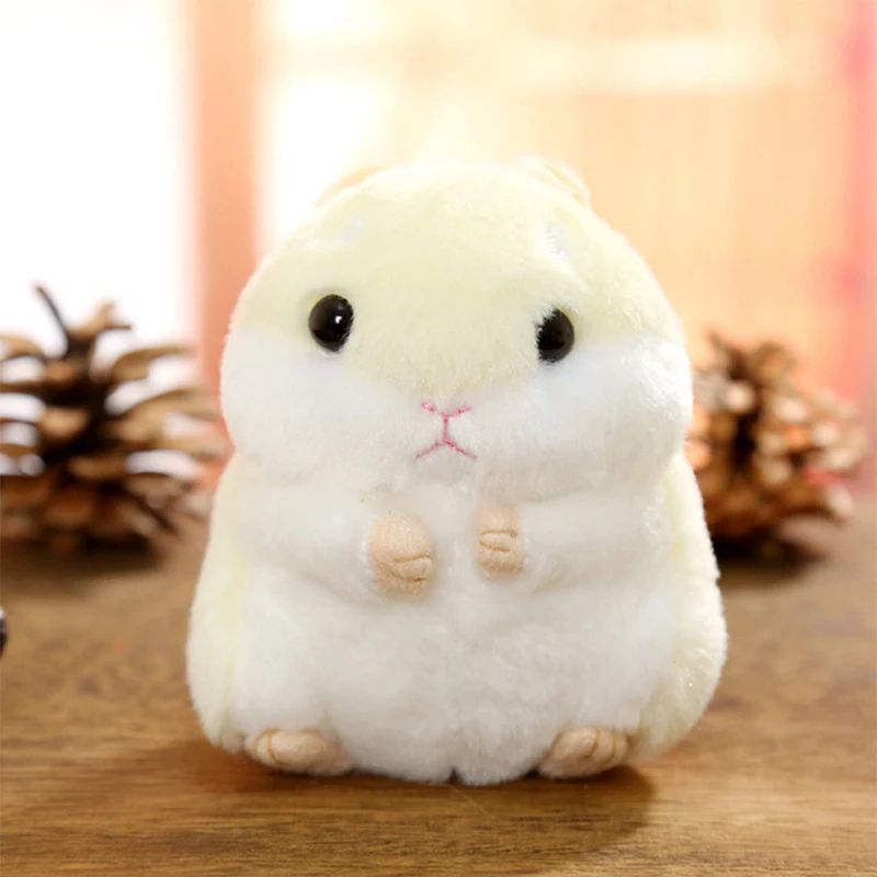 Tronzo 1 шт. 10 см Kawaii Мини хомяк плюшевый брелок мягкие игрушки в виде животных