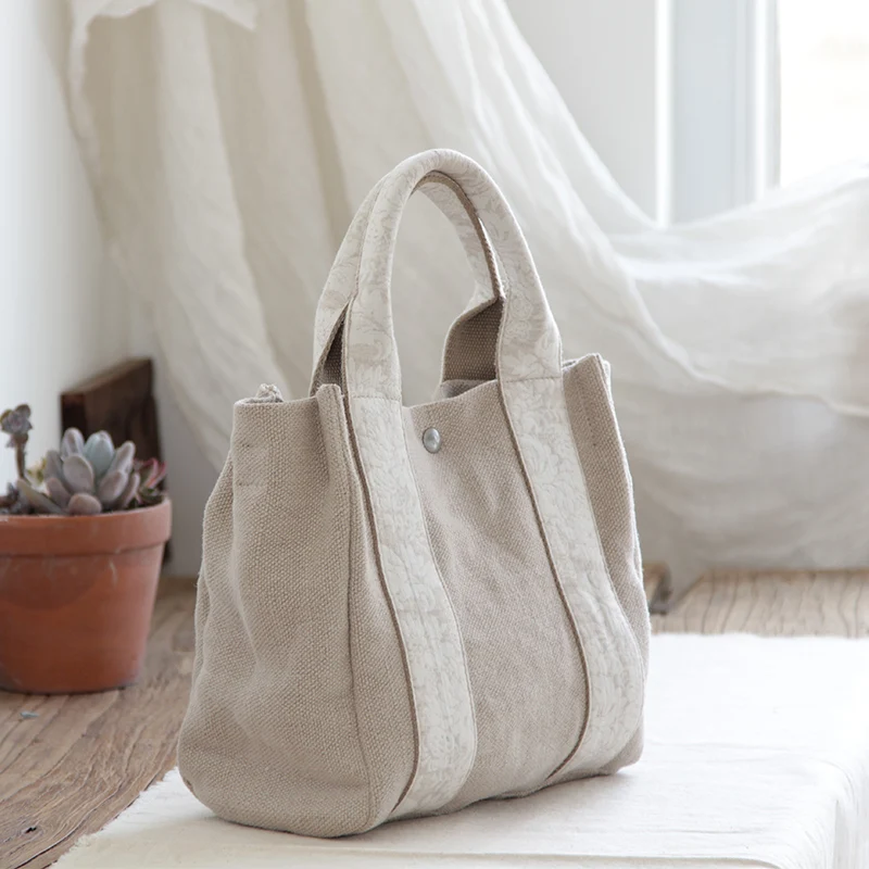 Женская новая хлопковая сумка для белья, сумки-мессенджеры, женские весенние сумочки, Портативные Простые дамские сумки через плечо, панельные
