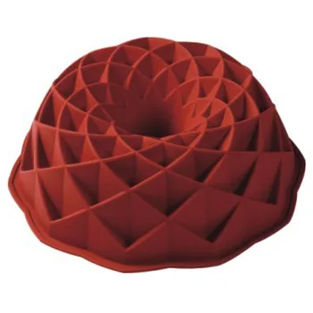 

25.5*23*10CM big bakingwear flower shaped Silicone mould Eight inches chiffon cake mold kitchen diy tools
