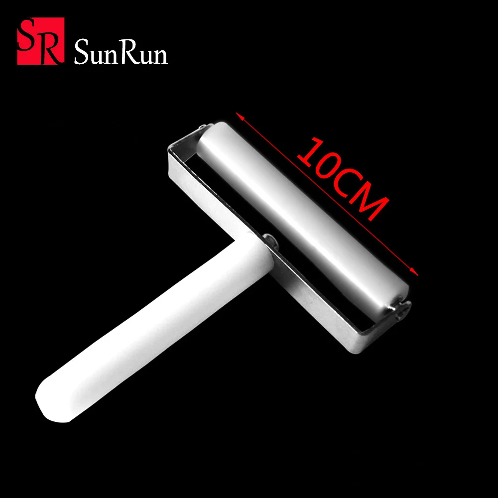 

10cm high quality White Silicone pasting roller for samsung for iPhone LCD screen film wheel refurbish