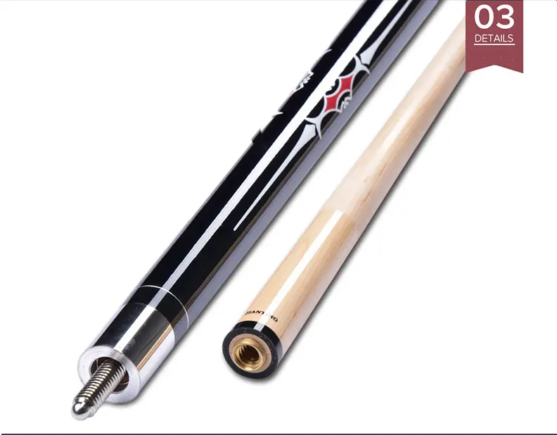 2018 Новое поступление PC04 пул Cues 12 75 мм наконечник Бильярд бильярдный Cue Stick высокое