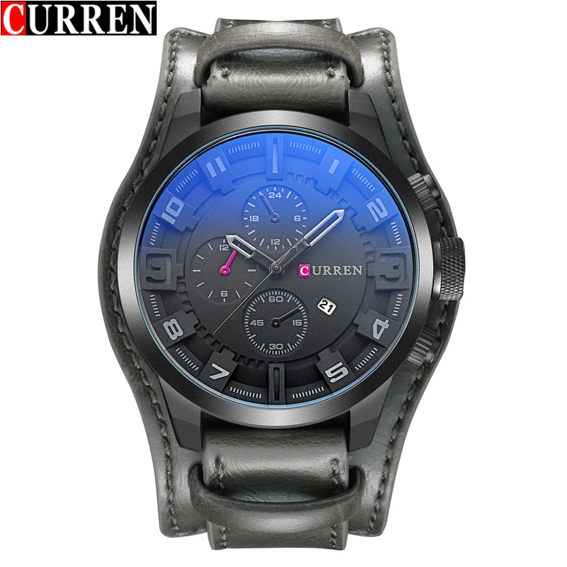 CURREN Men's Sport Brand Quartz Watch Men Wrist Watch Top Brand Luxury Quartz-Watch Leather Strap Military Male Clock Fashion CURREN Men's Sport Brand Quartz Watch Men Wrist Watch Top Brand Luxury Quartz-Watch Leather Strap Military Male Clock Fashion
